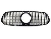 Решітка радіатора Mercedes GLE-Class W167 2019-2020 рік (GT Chrome Black AMG)