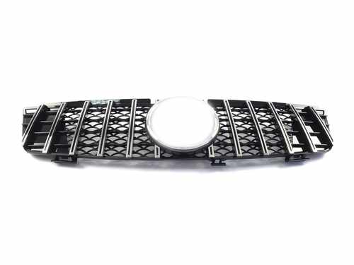Решітка радіатора Mercedes ML-Class W164 2005-2008 рік (GT Chrome Black)