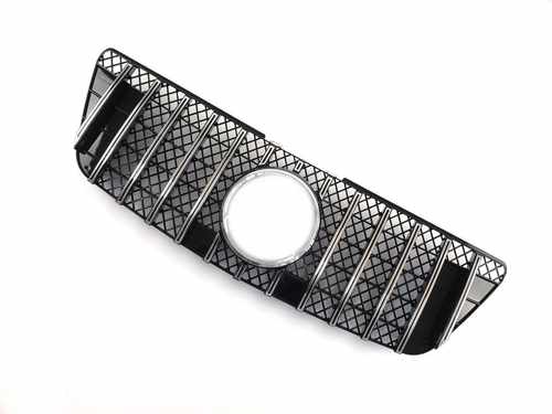 Решітка радіатора Mercedes ML-Class W164 2008-2011 рік (GT Chrome Black)