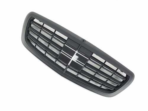 Решітка радіатора Mercedes S-Class W222 2013-2020 рік AMG Matte Black