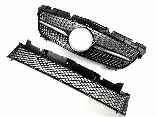 Решітка радіатора Mercedes SLK-Class R172 2011-2015 рік Diamond Black