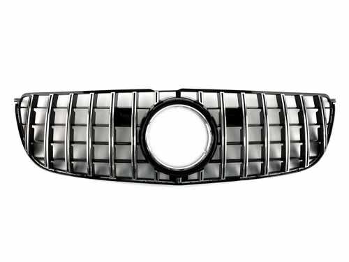 Решітка радиатора Mercedes GLS-Class X166 2015-2019 GT Chrome Black