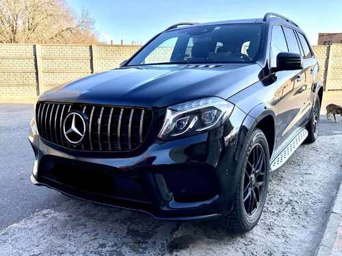 Решітка радиатора Mercedes GLS-Class X166 2015-2019 GT Chrome Black
