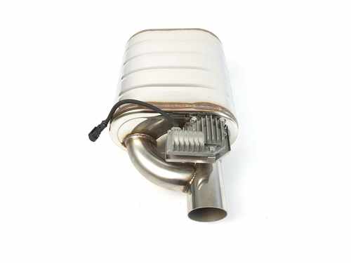 Глушник з електричним клапаном 63мм 1 вхід на 1 вихід