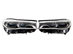 Передние фары на BMW 7 Series G11 / G12 2015-2019 года ( Laser )