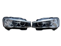 Передние фары на BMW X4 F26 2014-2018 год ( Bi-Xenon No Adaptive Европа )