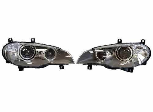 Передні фари на BMW X5 E70 2010-2013 рік ( Bi-Xenon No Adaptive Європа)