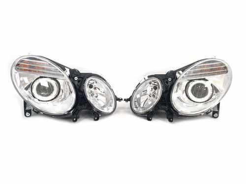 Передні фари на Mercedes E-Class W211 2002-2009 рік ( Галоген)