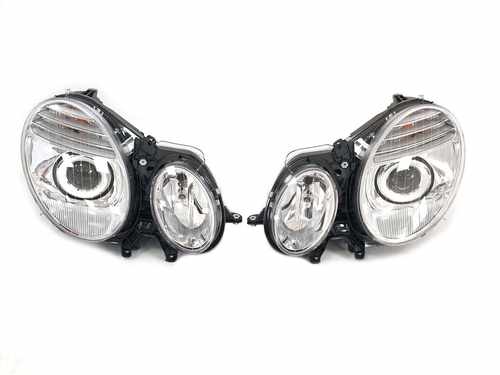 Передні фари на Mercedes E-Class W211 2002-2009 рік ( Галоген)
