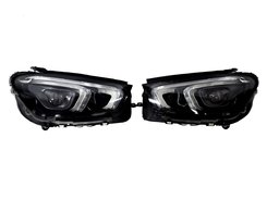 Передние фары на Mercedes GLE-Class W167 2019-2021 год ( Full Led Adaptive )