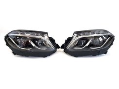 Передние фары на Mercedes GLS X166 2015-2019 год ( Led Intelligent Light System )
