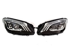 Передние фары на Mercedes S-Class W222 2017-2020 года ( Multibeam Led )