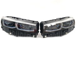 Передние фары Full Led upgrade на BMW 7 Series G11 / G12 2016-2019 года в стиле LASER