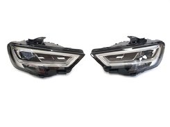 Передние фары Full Led на Audi A3 8V 2016-2020 года