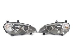 Передние фары с блоками на BMW X5 E70 2010-2013 год ( Bi-Xenon  Adaptive  )  63117240791 63117240792