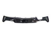 Диффузор заднего бампера на BMW 4 Series F32 / F33 / F36 стиль M-Performance 00-- ( Черный глянец )