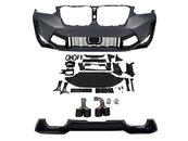 Передній бампер з дифузором (Body Kit) на BMW X3 G01 2022-2023 року (стиль X3M F97)