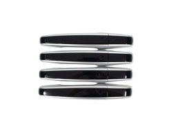 Накладки на дверные ручки Range Rover Vogue L405 2013-2017 года ( Black & Silver )