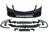 Передній бампер на Mercedes GLC-Class X253 2015-2019 рік (в стилі GLC63 AMG)