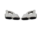 Насадки на вихлоп Mercedes W221 2006-2013 року (S65 без логотипу AMG)