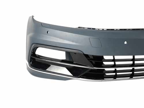 Передній бампер на Volkswagen B8 2014-2019 року (в стилі R-Line)