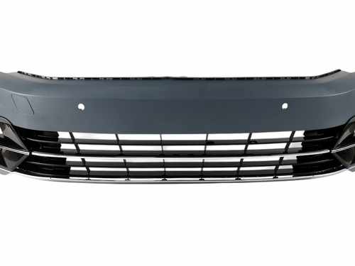 Передній бампер на Volkswagen B8 2014-2019 року (в стилі R-Line)