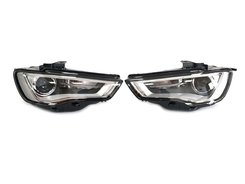 Передние фары Bi-Xenon на Audi A3 8V 2012-2016 года ( Европа )