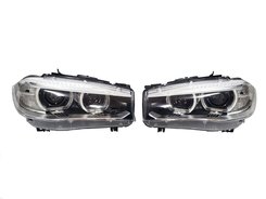 Передние фары Bi-Xenon Adaptive на BMW X6 F16 2014-2018 года ( Европа )