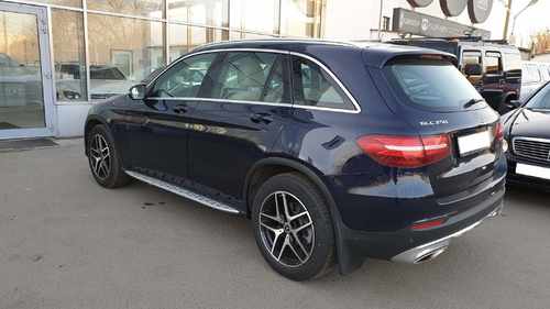 Бічні підніжки (пороги) на Mercedes GLC/GLC Coupe X253/C253