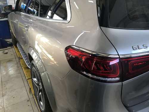 Бічні підніжки (пороги) на Mercedes GLS-Class X167 2019-2020 рік