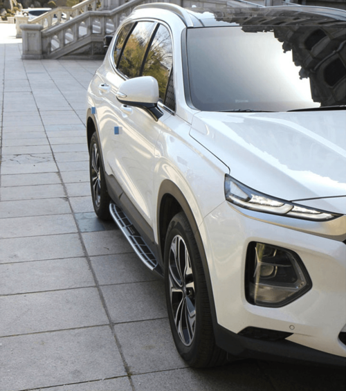 Бічні підніжки, пороги для Санта Фе 4 (Hyundai Santa Fe 2018+)