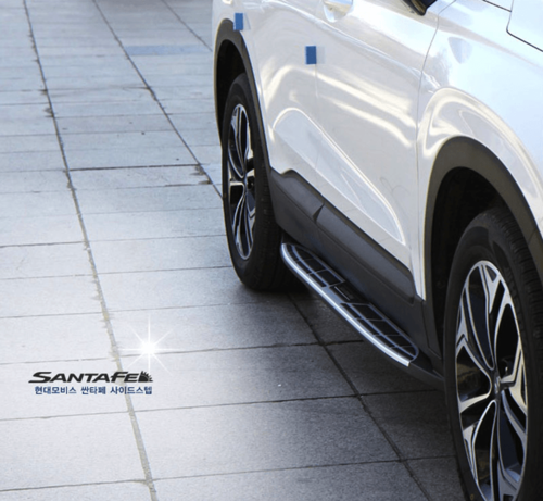 Бічні підніжки, пороги для Санта Фе 4 (Hyundai Santa Fe 2018+)