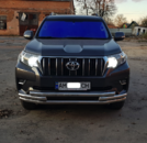 Захист переднього бампера потрійна для Toyota LC Prado150 2018+