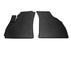 Гумові килимки передні в салон Hyundai Santa Fe 1 2000–2006, Stingray (2 шт.)
