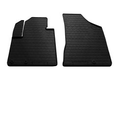 Гумові килимки передні в салон Hyundai Santa Fe 2 2010–2012, Stingray (2 шт.)