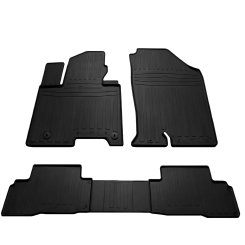 Гумові килимки в салон Hyundai Tucson NX4 2021+, гібрид, Stingray (4 шт.)