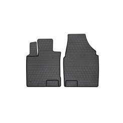 Резиновые коврики передние в салон Nissan Qashqai+2 2008-2014, Stingray (2 шт.)