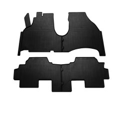 Гумові килимки в салон Peugeot 807 2002-2014 / Citroen C8 2002-2014, Stingray (4 шт.)