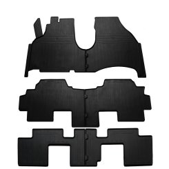 Гумові килимки в салон Peugeot 807 2002-2014 / Citroen C8 2002-2014, Stingray (6 шт.)