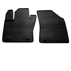 Гумові килимки передні в салон Jeep Compass MP 2016+, Stingray (2 шт.)