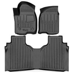 Килимки в салон Chevrolet Silverado 1500 GMTT1XX 2019-2026 / GMC Sierra 1500 2019-2026, Crew Cab, Stingray 3D (3 шт.)