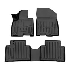 Килимки в салон Hyundai Palisade LX3 2024+, 7 місць, Stingray 3D (3 шт.)