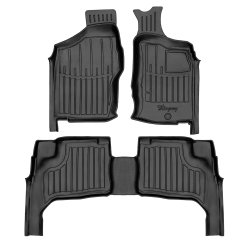 Коврики Stingray 3D (Для Navara (D22), Праворульный, 3 шт) для Nissan NP300 1999-2015
