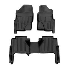 Коврики Stingray 3D (Проворульный, 3 шт) для Nissan Navara 2006-2015 гг