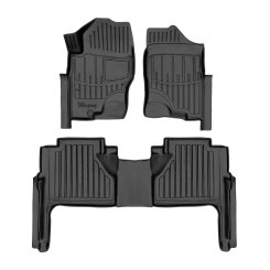 Коврики в салон Nissan Navara D40 2005-2021, Stingray 3D (3 шт.)