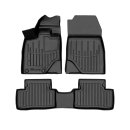 Коврики в салон Peugeot e-3008 2024+, Stingray 3D (3 шт.)