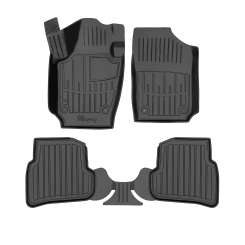 Килимки в салон Volkswagen Polo 6R/6C 2010–2017, Stingray 3D (5 шт.)