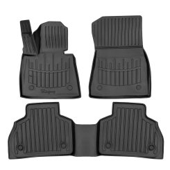 Коврики в салон BMW X7 G07 2018+, 7 мест, Stingray 3D (3 шт.)