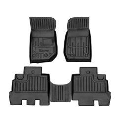 Килимки в салон Jeep Wrangler JK 2007–2017 5 дверей, Stingray 3D