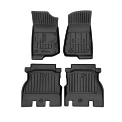 Килимки в салон Jeep Wrangler JL 2018+ 5 дверей, Stingray 3D
